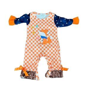 Marie Nicole adorable, one piece flared legs outfit size 3 to 6 months